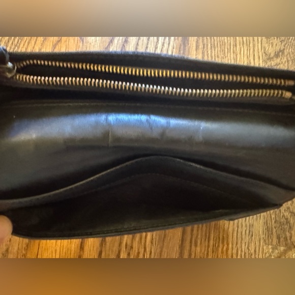 Bottega Veneta Intrecciato Woven Leather Wallet Black Fold Long EUC AUTHENTIC - Picture 11 of 15